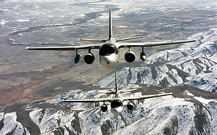 black and white airplanes, airplane, Lockheed S-3 Viking HD wallpaper