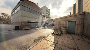 brown wooden shed, Counter-Strike: Global Offensive, de_cache, cs, video games HD wallpaper