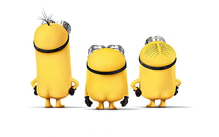 three Minions characters