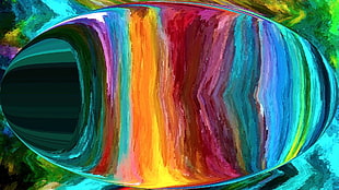 abstract painting, colorful