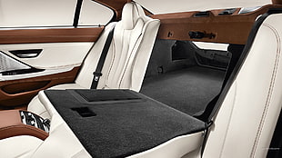 white vehicle seat, BMW 6, car interior, car, BMW