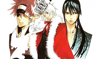 three male anime characters