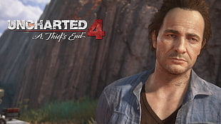 Uncharted 4 A Thief's End digital wallpaper, Uncharted 4: A Thief's End, PlayStation 4