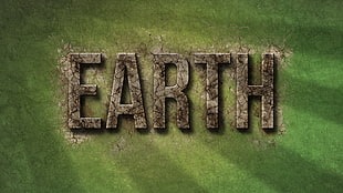 earth text HD wallpaper