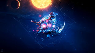 blue and pink planet wallpaper, League of Legends