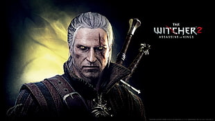 The Witcher 2 game cover, The Witcher 2 Assassins of Kings, The Witcher, Geralt of Rivia HD wallpaper