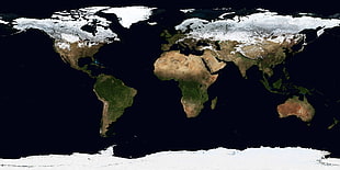 World Map, Earth, map
