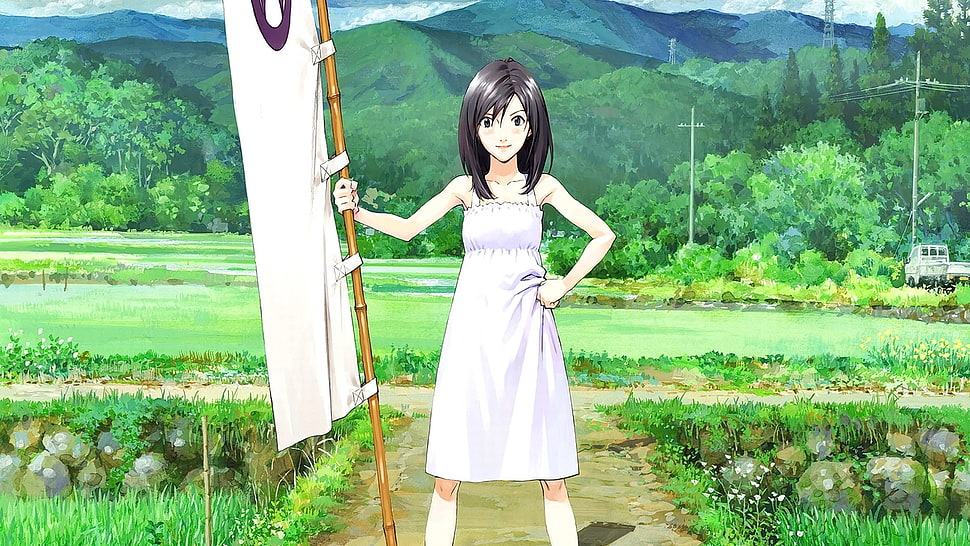 female anime illustration, anime, Summer Wars, Shinohara Natsuki  HD wallpaper