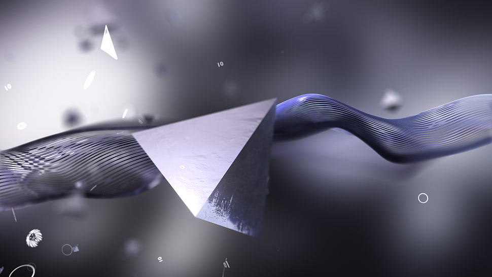 gray and black artwork HD wallpaper