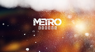 Metro Exodus logo HD wallpaper