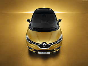 gold Renault Scenic HD wallpaper