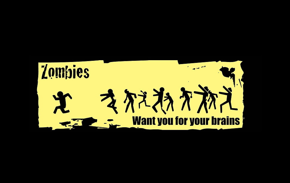 Zombies logo HD wallpaper
