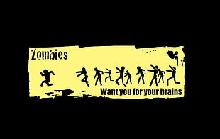 Zombies logo HD wallpaper