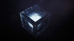 cube illustration HD wallpaper