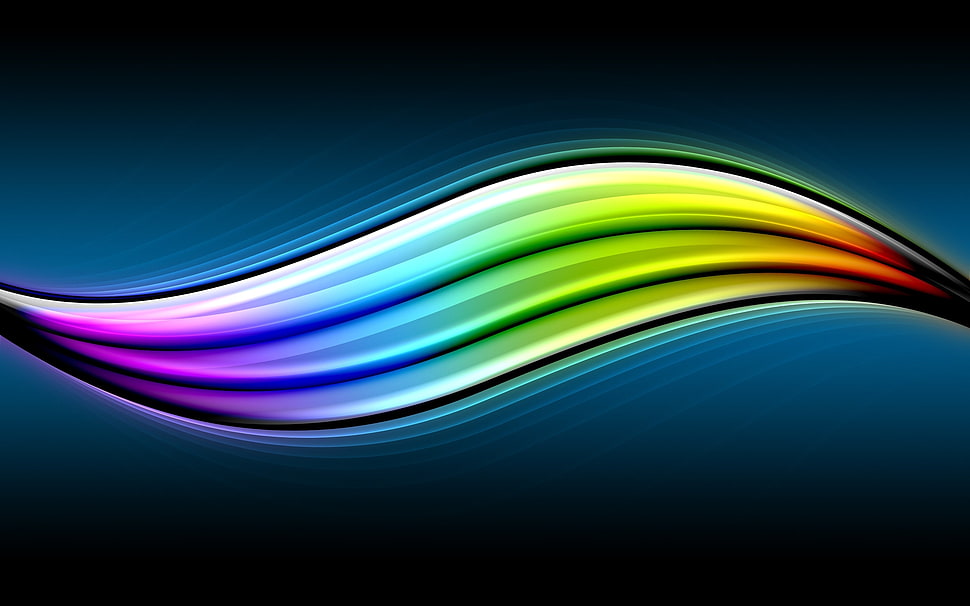 multicolored abstract painting HD wallpaper