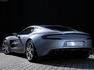 silver coupe, Aston Martin, One-77, vehicle, car HD wallpaper