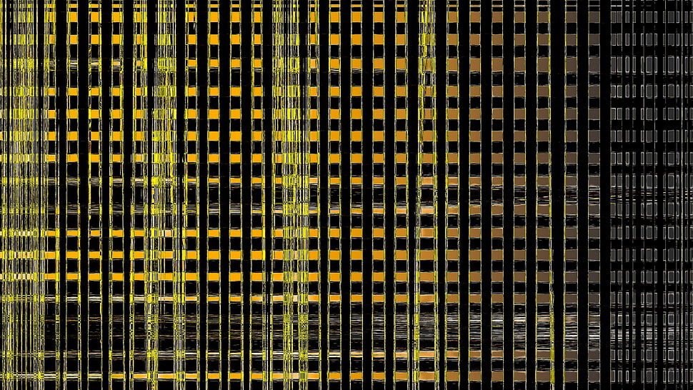 yellow and black digital wallpaper HD wallpaper