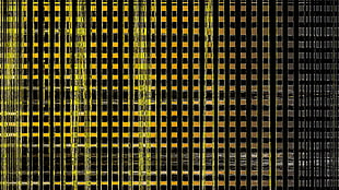 yellow and black digital wallpaper
