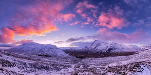 snow mountain landscape, scotland