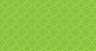 green textile
