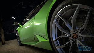 green Need for Speed coupe, Need for Speed, Lamborghini, car HD wallpaper