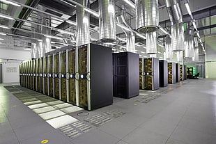 black steel cabinet, server, technology, datacenter, SGI
