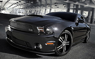 grey Dub Ford Shelby Mustang GT500 coupe, car, Ford Mustang HD wallpaper