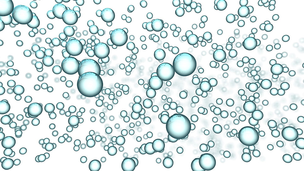 blue and white illustration HD wallpaper