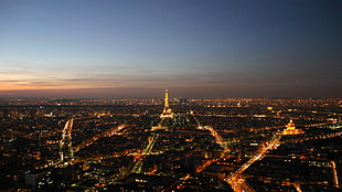 Eiffel Tower, Paris, city, Eiffel Tower, street light