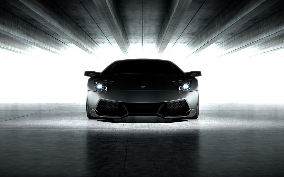 gray car, car HD wallpaper