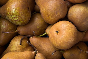 bunch of pear fruits