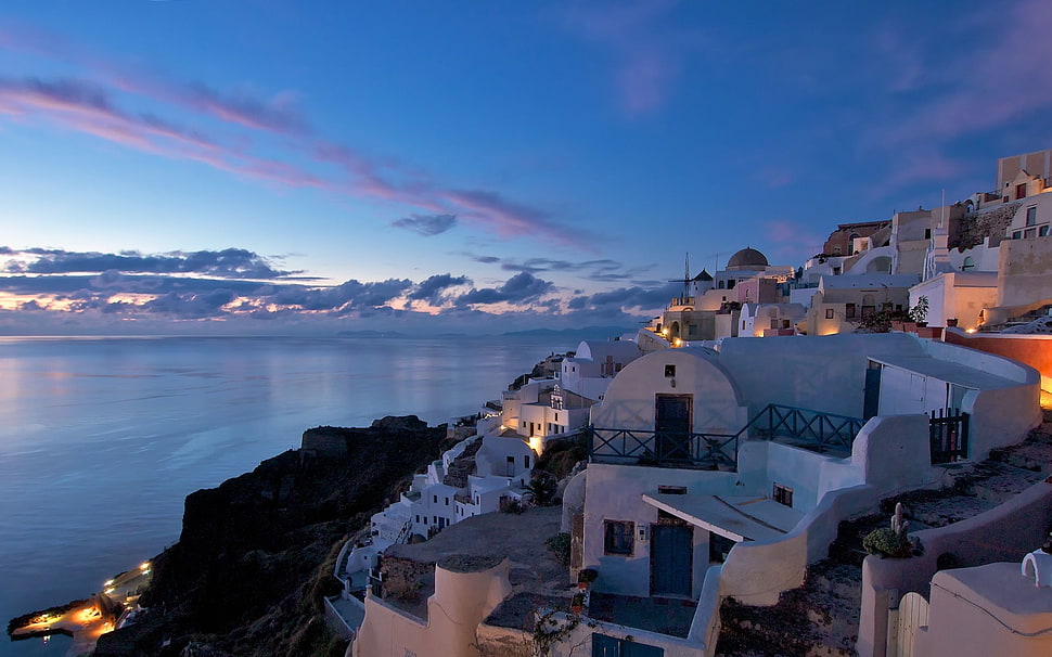 Santorini Greece HD wallpaper