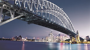 Sydney Harbor Bridge, Sydney, Australia, bridge, Sydney Opera House HD wallpaper