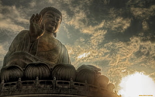 Gautama Buddha statue, Buddha, statue, meditation, religion HD wallpaper