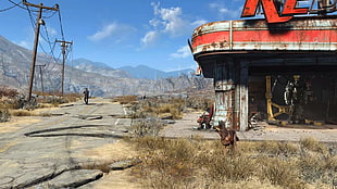 red and white house, Fallout