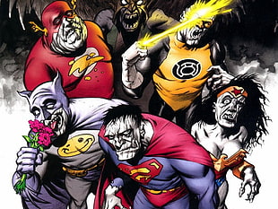 Justice League illustration HD wallpaper