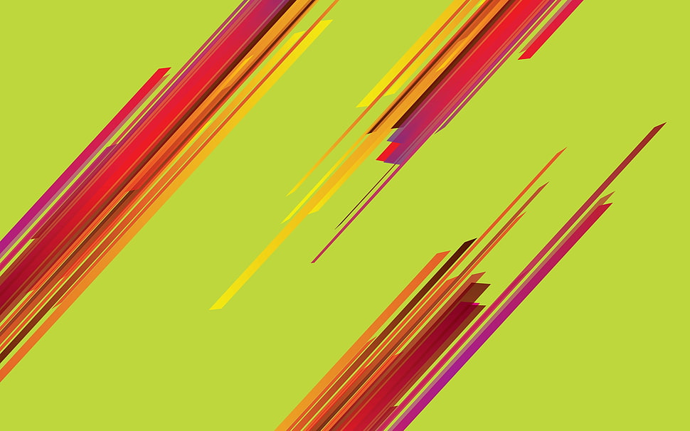 Strips,  Green,  Red,  Yellow HD wallpaper