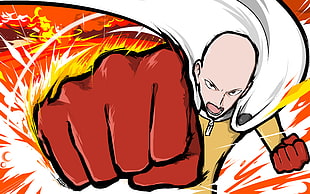 One Punch Man Saitama digital wallpaper, One-Punch Man, Saitama, ishmam HD wallpaper