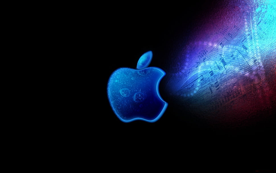 Apple logo graphic wallpaper HD wallpaper