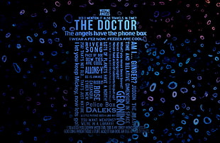 The Doctor text illustration HD wallpaper
