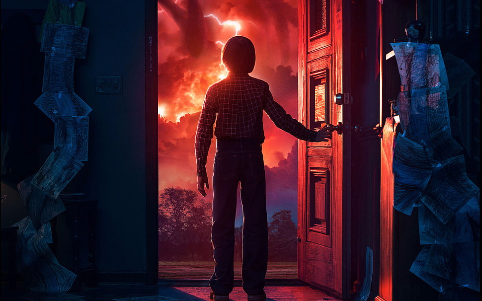 Will Byers standing at the door HD wallpaper