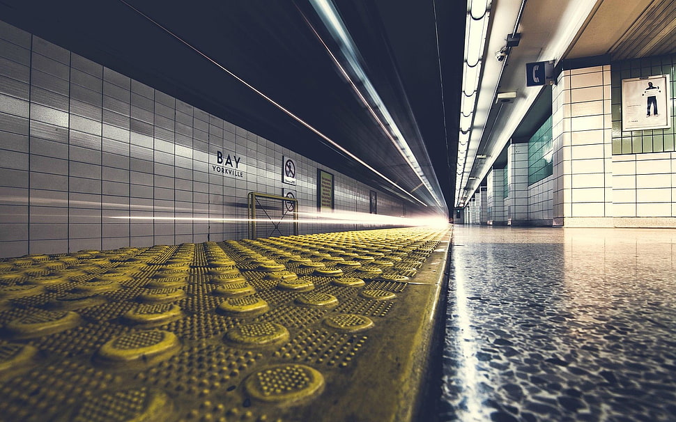 train station, subway HD wallpaper