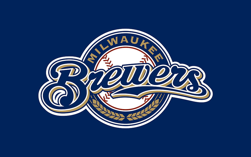 Milwaukee Brewers logo HD wallpaper