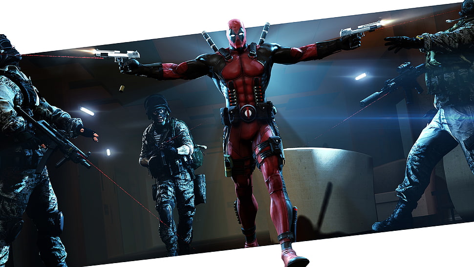 Deadpool digital wallpaper HD wallpaper