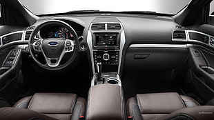 black and gray car interior, Ford Explorer