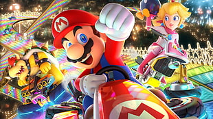Mario Kart 8 Deluxe, poster, 4k HD wallpaper