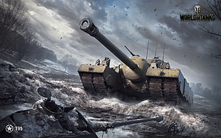 World of Tanks poster, tank, World of Tanks, T95, wargaming HD wallpaper