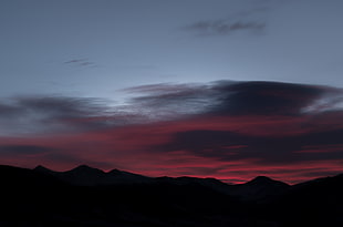 Mountains,  Evening,  Sky HD wallpaper
