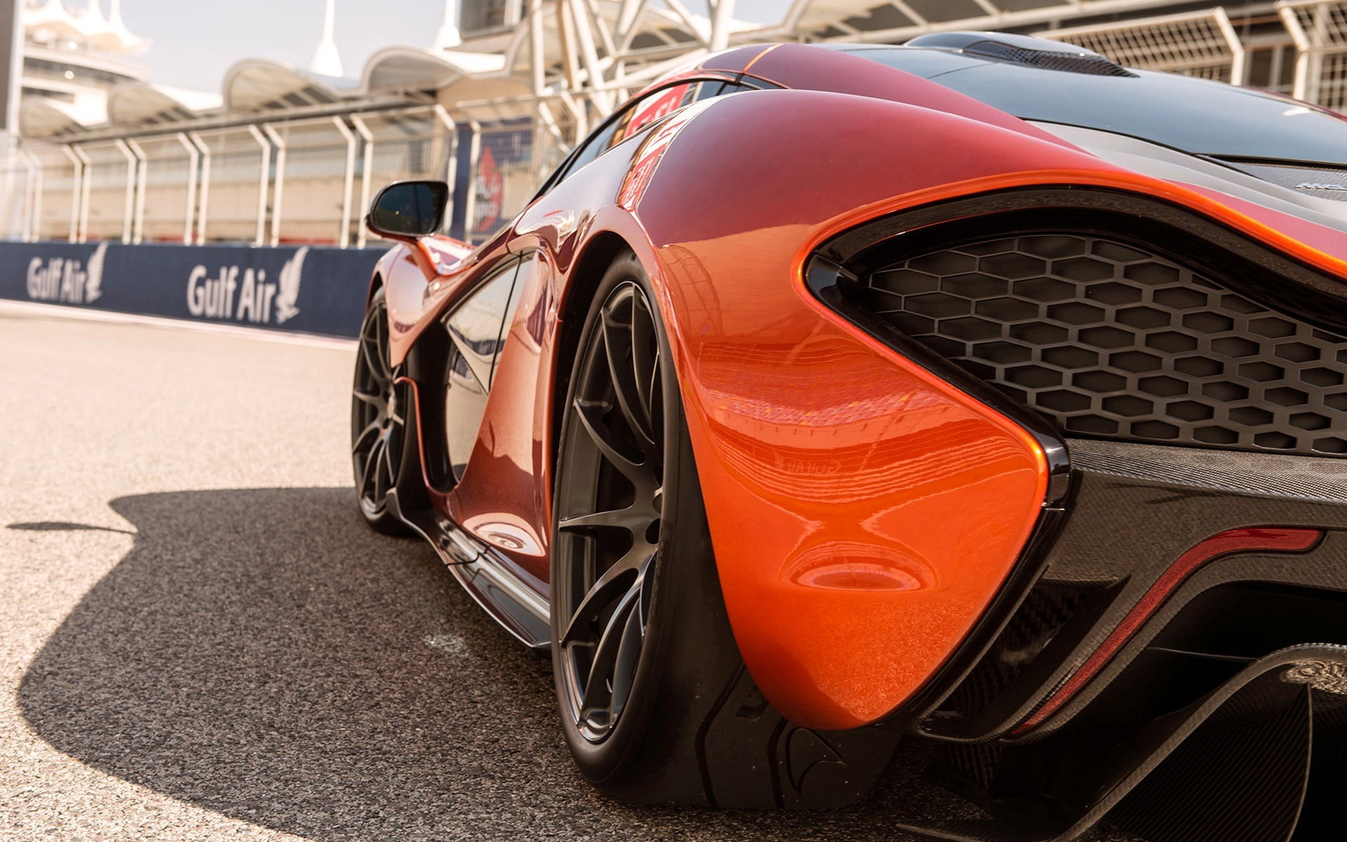 red McLaren P1 coupe, McLaren, McLaren P1, sports car, red cars