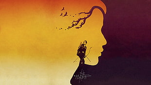 man in black top illustration, The Hunger Games, Katniss Everdeen